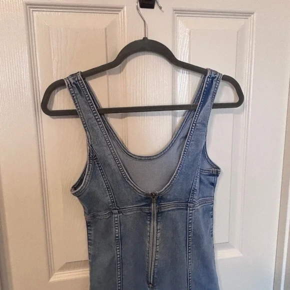 American Eagle Outfitters Light Blue Denim Dress - Picture 5 of 8